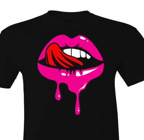 Lips Drip Tee